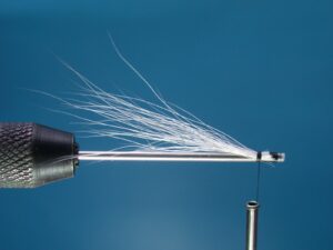 Tying a simple needle tube fly - Step 2