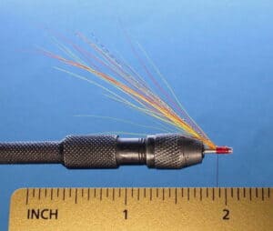 Tying a Scottish Shrimp Needle Tube Fly - step 1