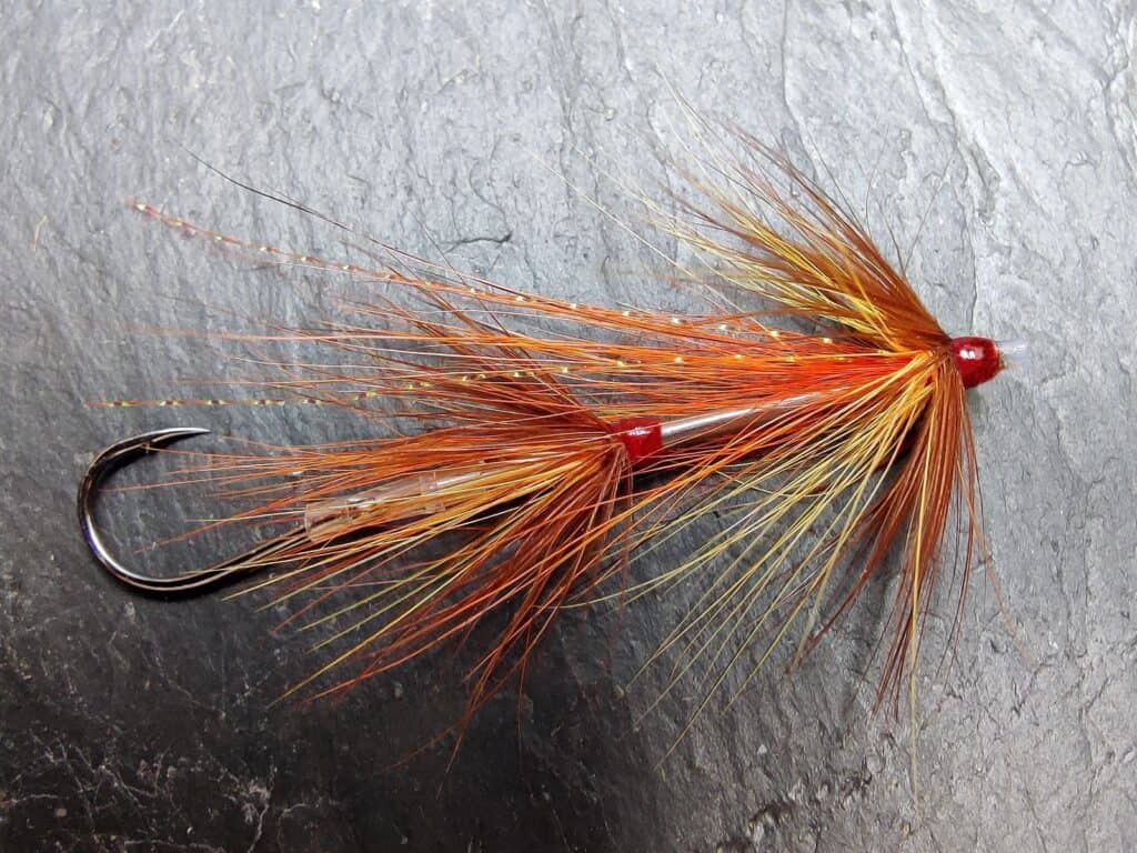 Brown Salmon Intruder Tube Fly