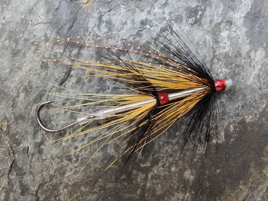 Yellow Salmon Intruder Tube Fly