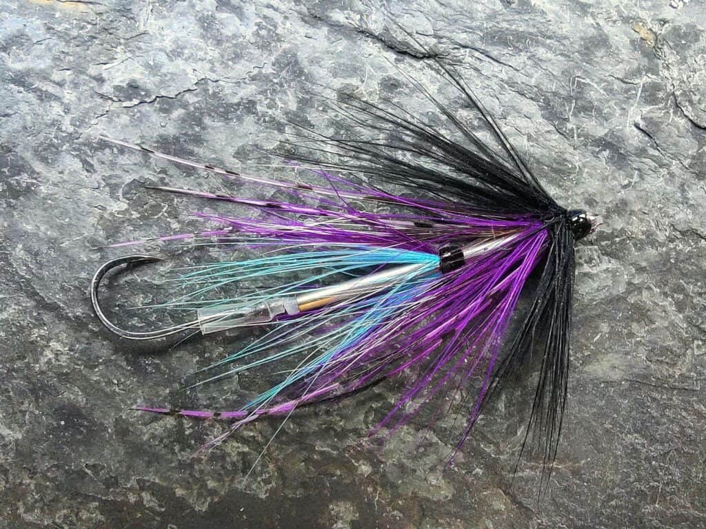 Purple Salmon Intruder Tube Fly